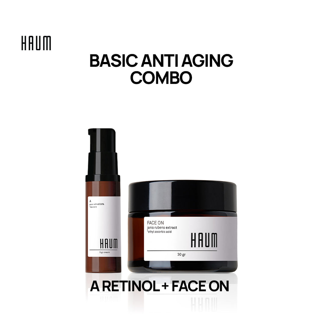 A RETINOL + FACE ON