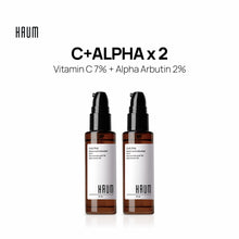 Load image into Gallery viewer, C+ALPHA Vitamin C 7% + Alpha Arbutin 2% x 2
