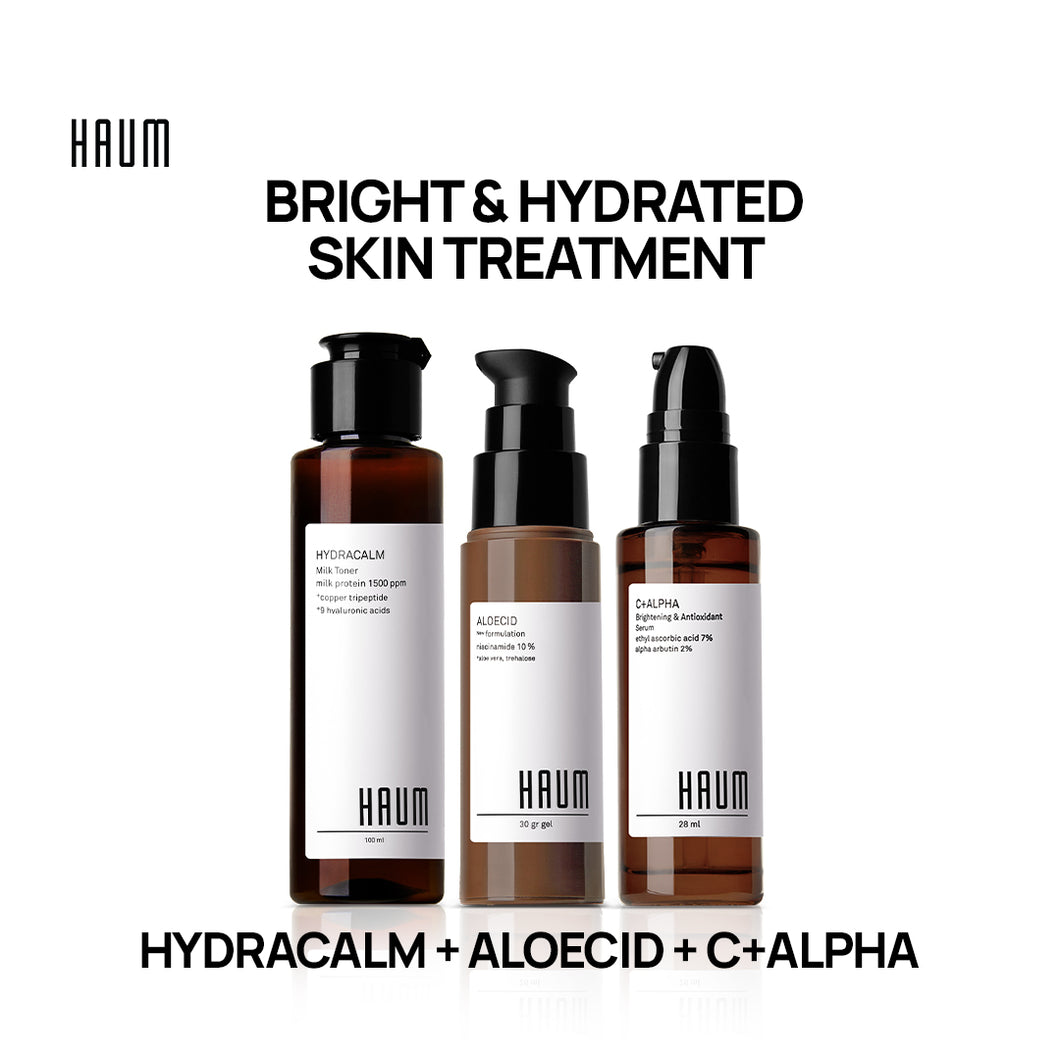 HYDRACALM Toner + ALOECID + C+ALPHA - BRIGHT & HYDRATED SKIN TREATMENT