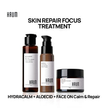 Load image into Gallery viewer, HYDRACALM Toner + ALOECID + FACE ON Calm &amp; Repair - SKIN REPAIR FOCUS TREATMENT
