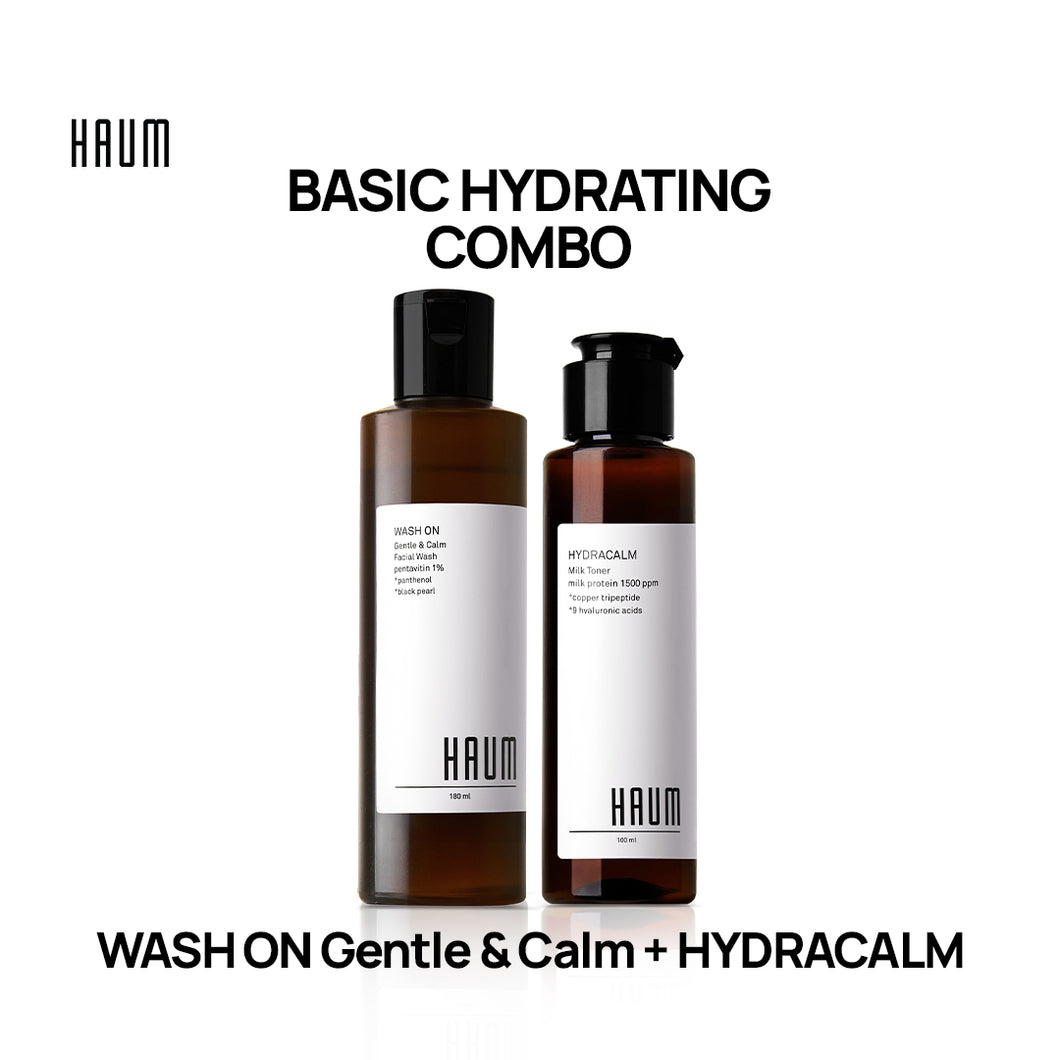 WASH ON Gentle & Calm + HYDRACALM Toner